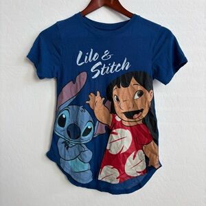 Disney Lilo & Stitch Kids Navy and Red T-Shirt